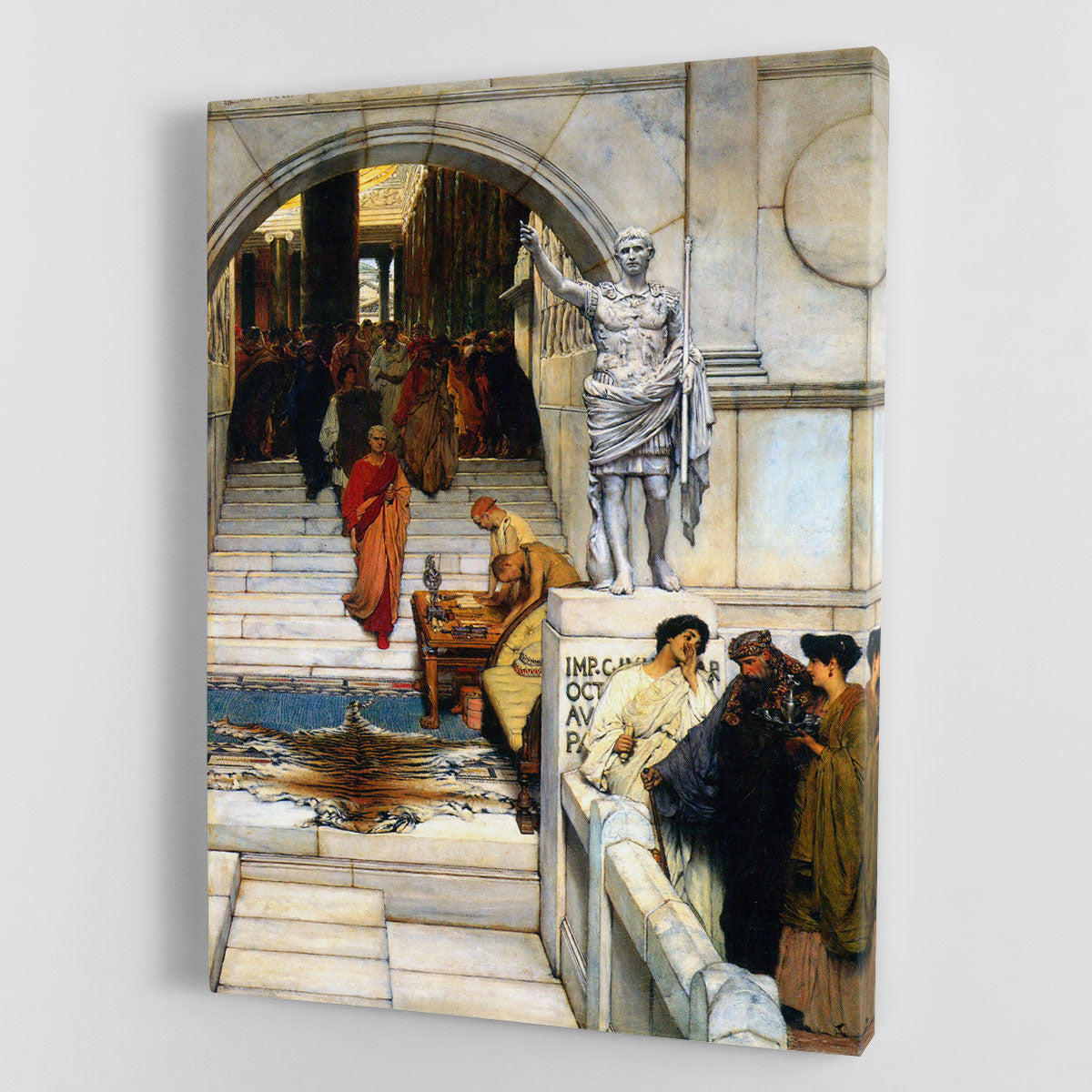 An audience with Agrippa by Alma Tadema Canvas Print or Poster - Canvas Art Rocks - 1