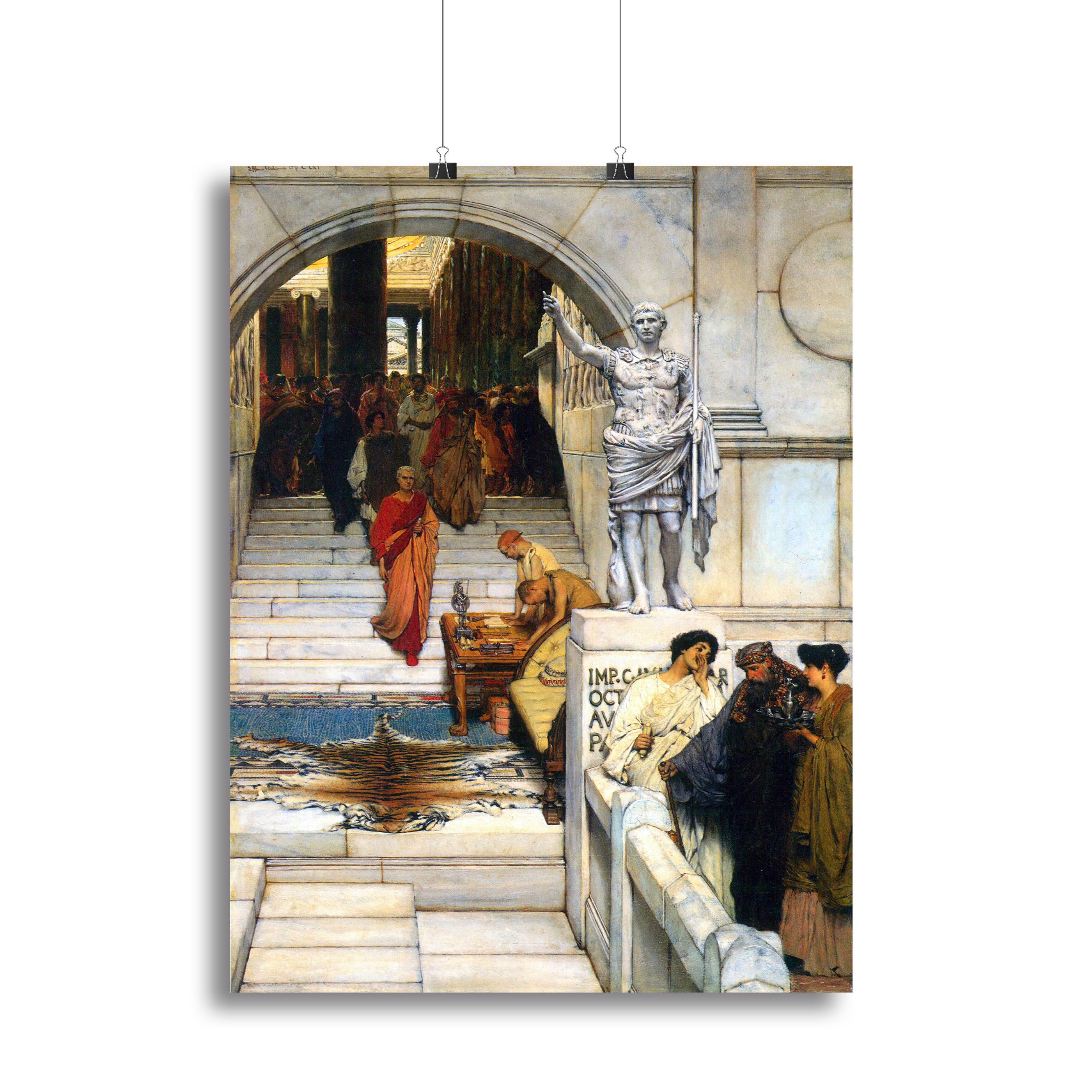 An audience with Agrippa by Alma Tadema Canvas Print or Poster - Canvas Art Rocks - 2