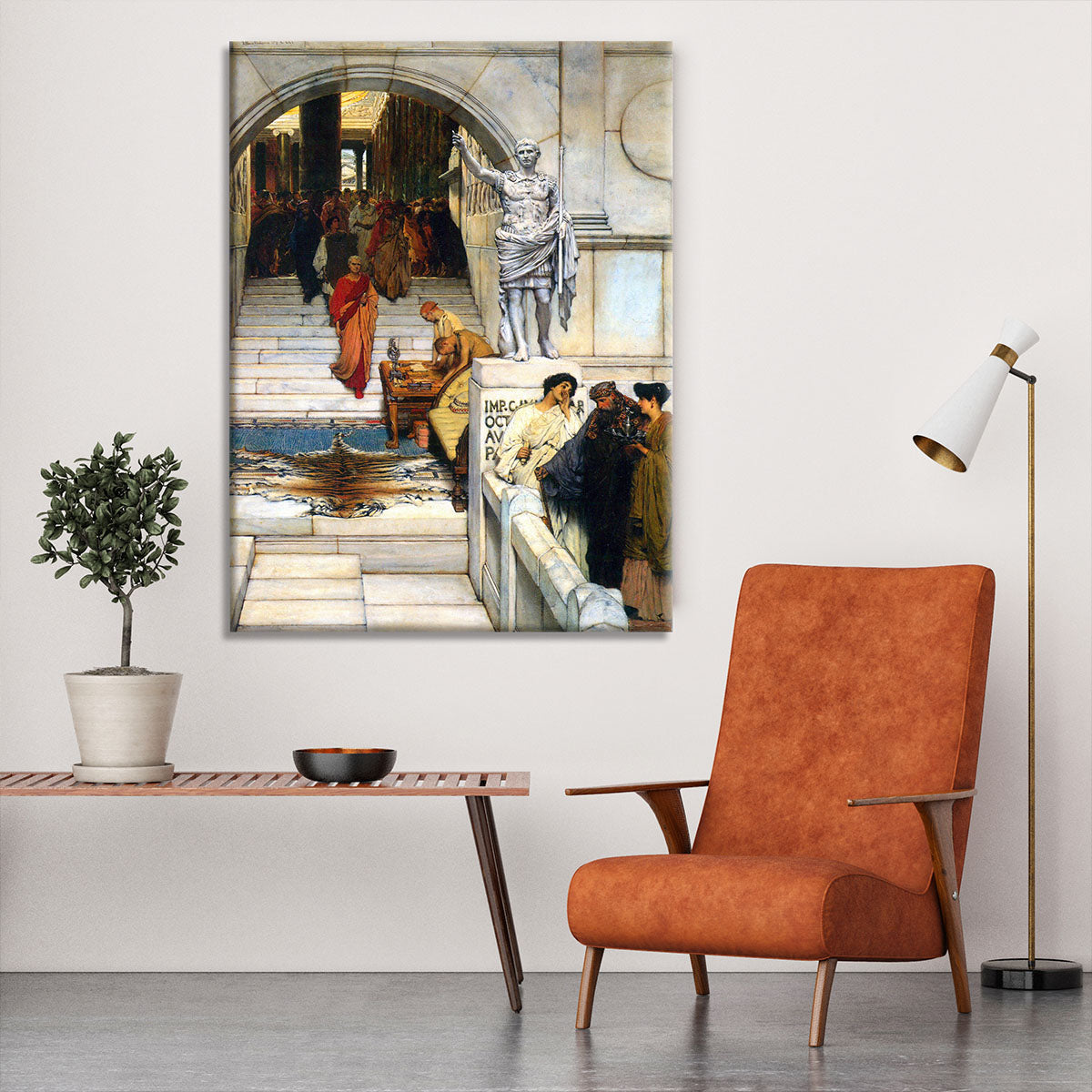 An audience with Agrippa by Alma Tadema Canvas Print or Poster - Canvas Art Rocks - 6