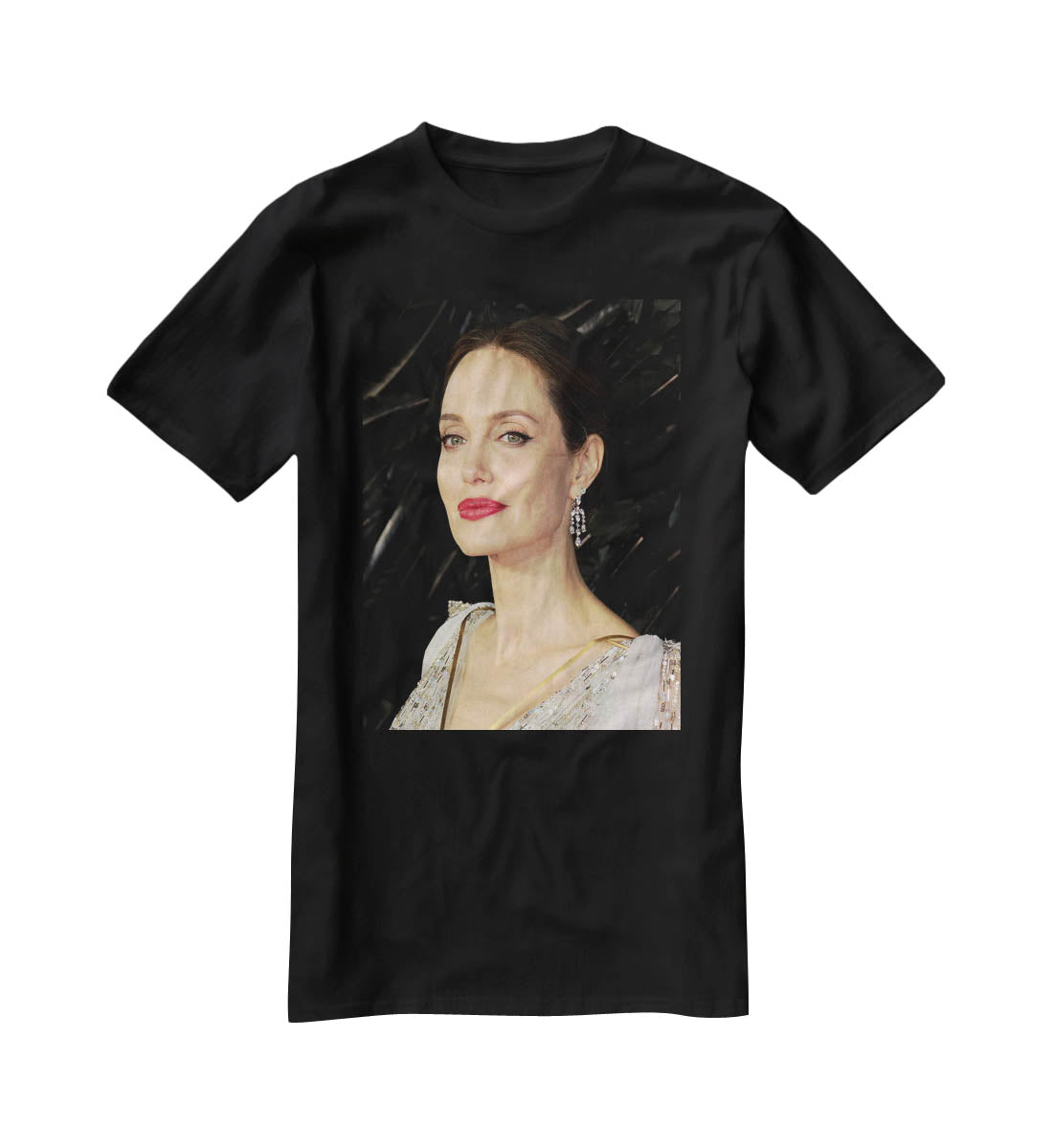 Angelina Jolie T-Shirt - Canvas Art Rocks - 1