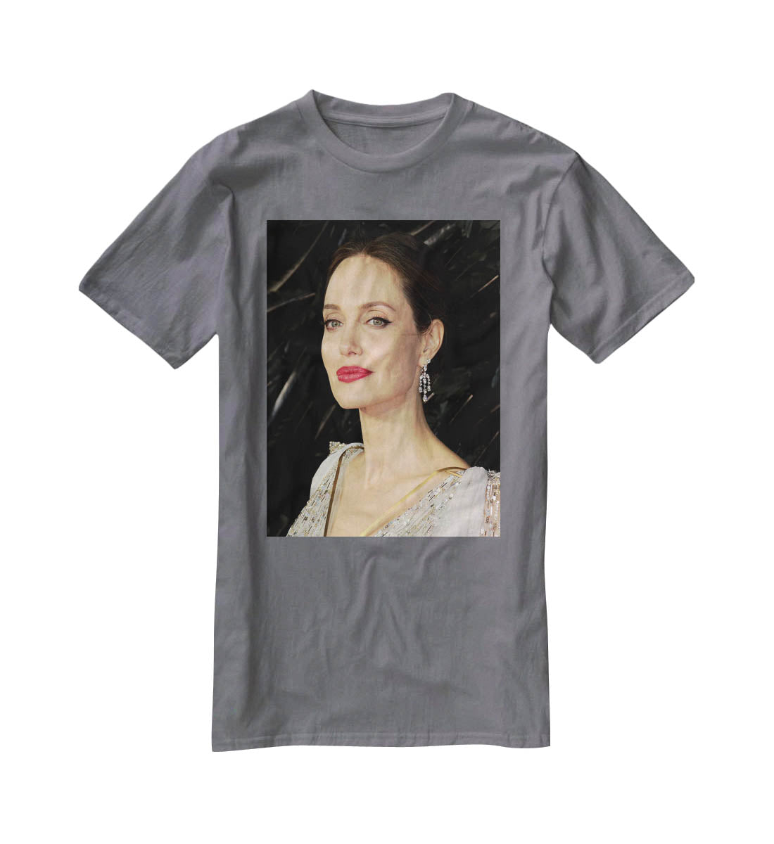 Angelina Jolie T-Shirt - Canvas Art Rocks - 3