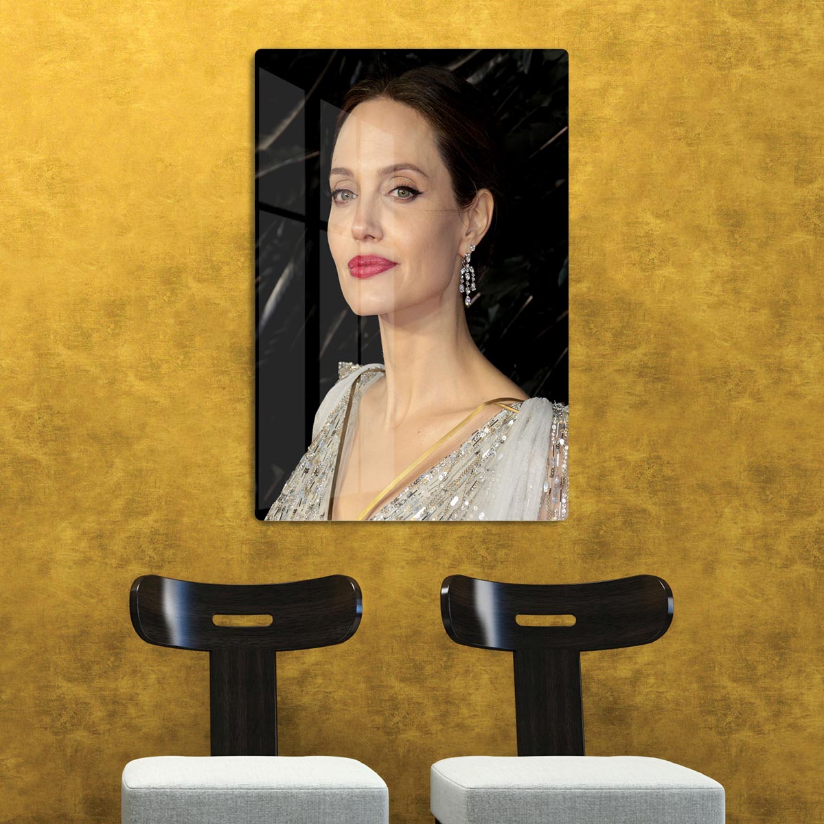 Angelina Jolie HD Metal Print - Canvas Art Rocks - 2
