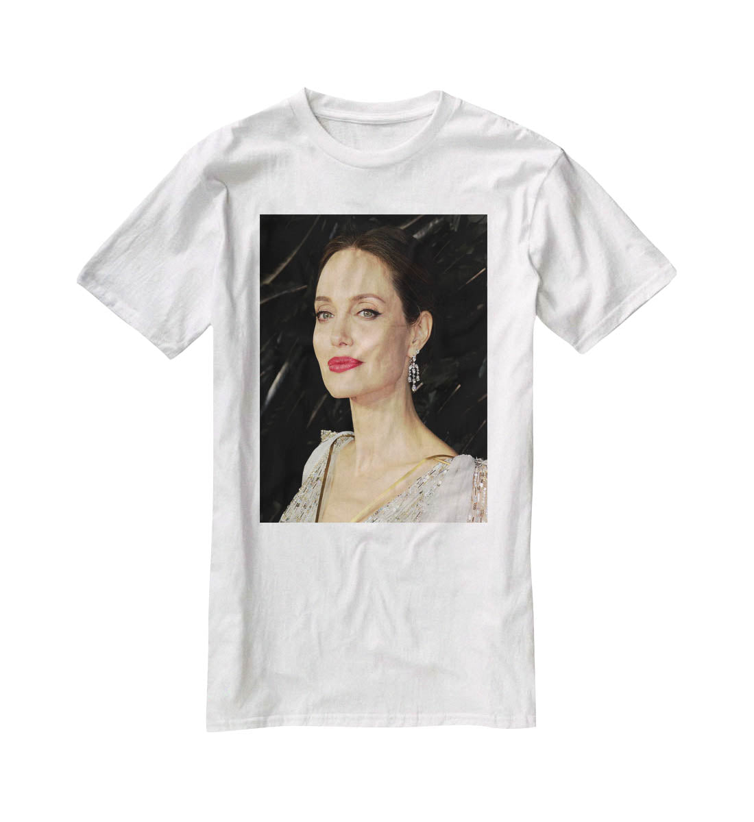 Angelina Jolie T-Shirt - Canvas Art Rocks - 5