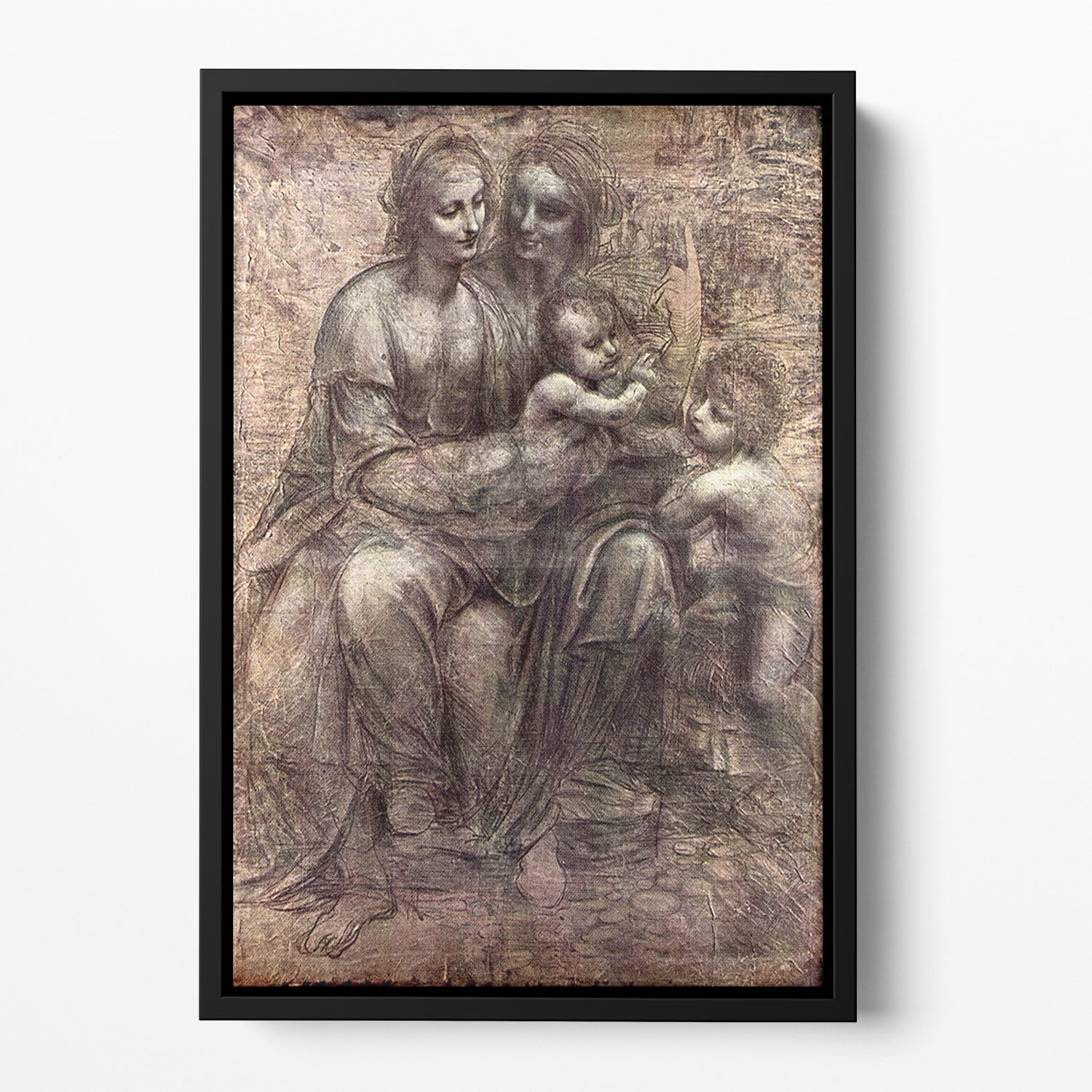 Anna Selbdritt by Da Vinci Floating Framed Canvas