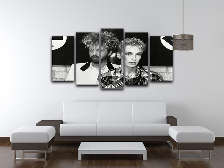 Annie Lennox and Dave Stewart The Eurythmics 5 Split Panel Canvas - Canvas Art Rocks - 3