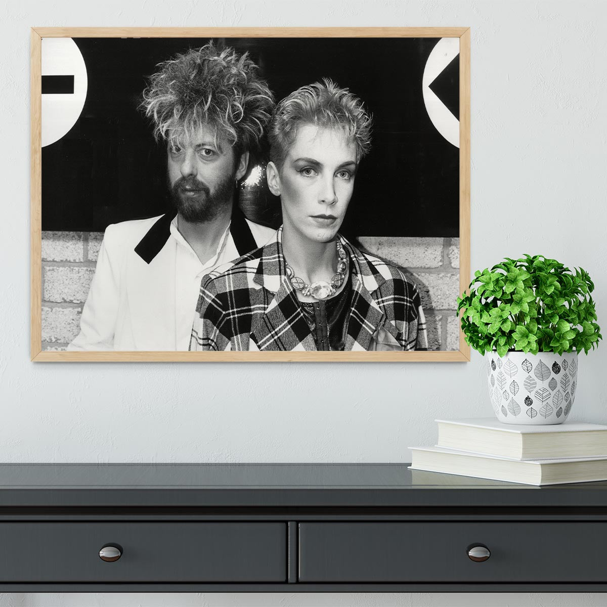 Annie Lennox and Dave Stewart The Eurythmics Framed Print - Canvas Art Rocks - 4