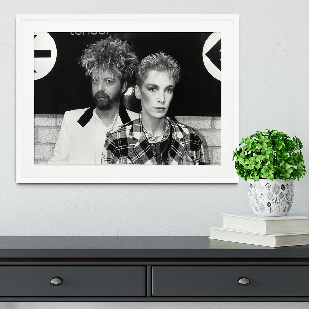 Annie Lennox and Dave Stewart The Eurythmics Framed Print - Canvas Art Rocks - 5