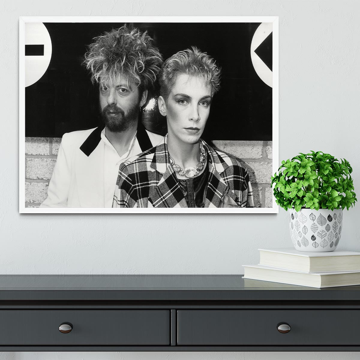 Annie Lennox and Dave Stewart The Eurythmics Framed Print - Canvas Art Rocks -6