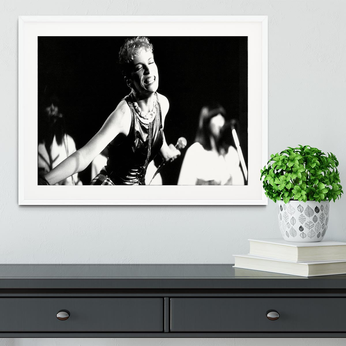 Annie Lennox on stage Framed Print - Canvas Art Rocks - 5