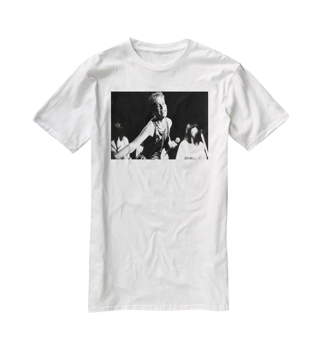 Annie Lennox on stage T-Shirt - Canvas Art Rocks - 5