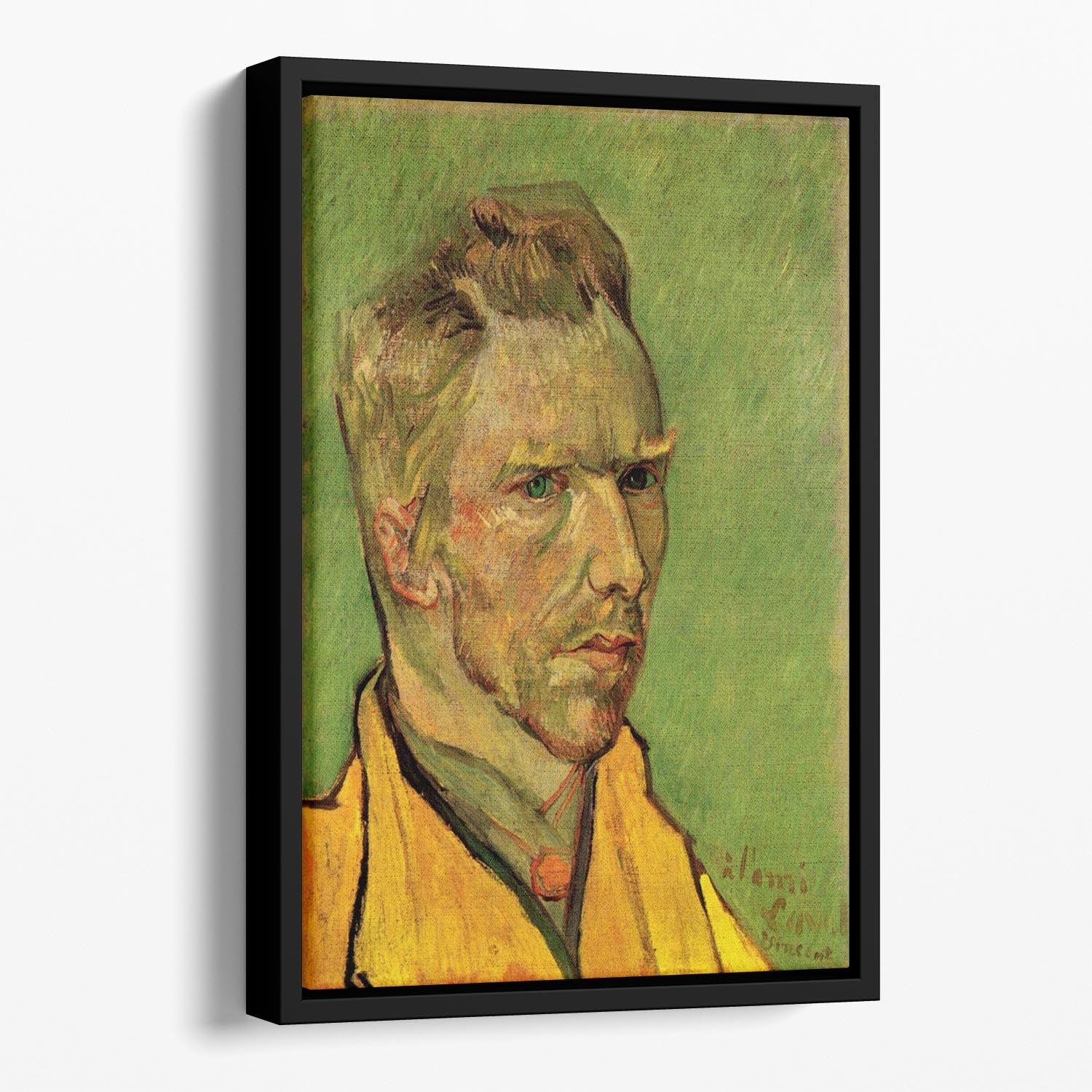 Another Self-Portrait by Van Gogh Floating Framed Canvas