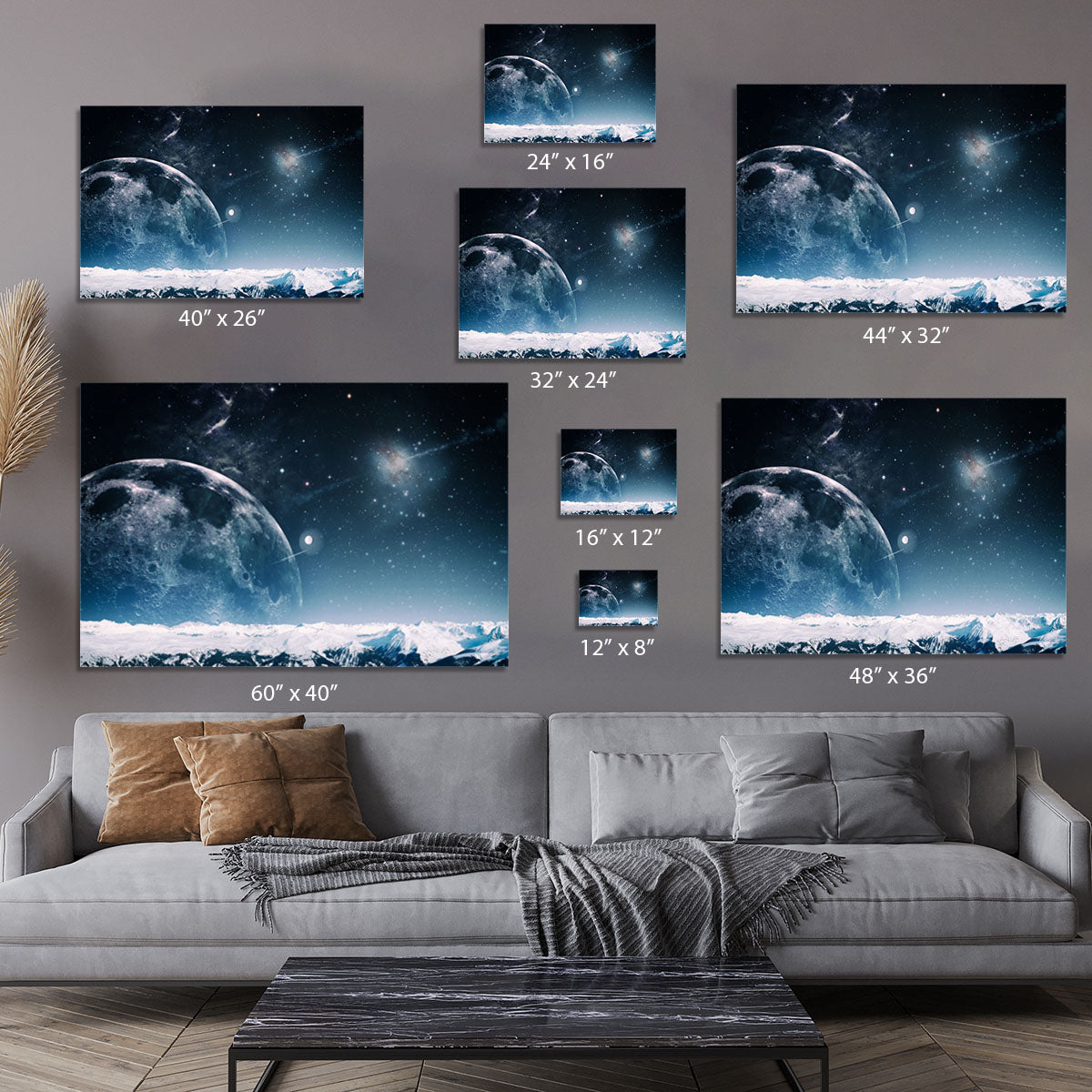 Another world landscape Canvas Print or Poster - Canvas Art Rocks - 7