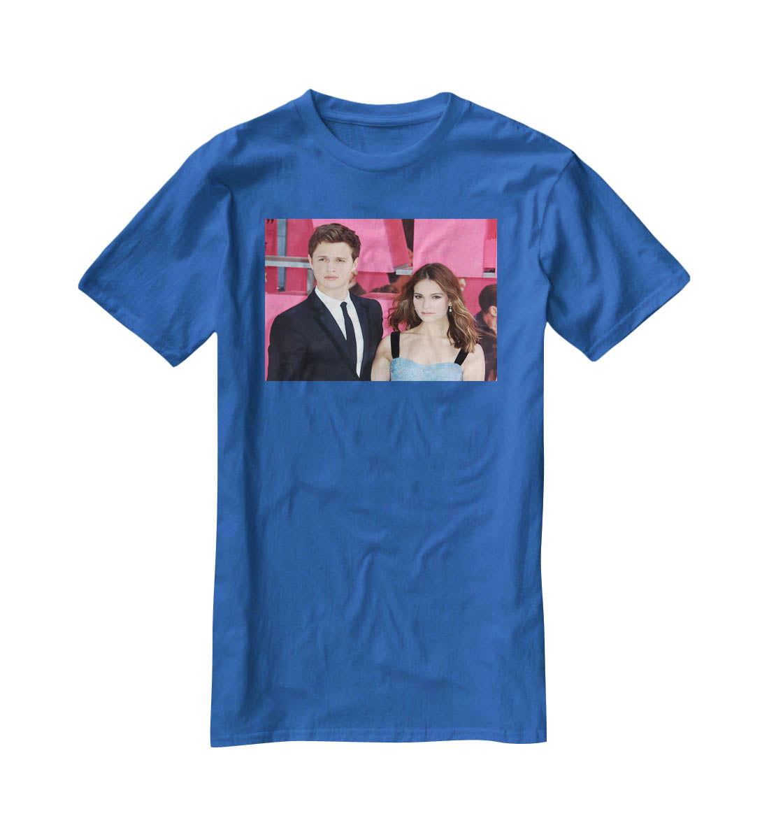 Ansel Elgort and Lily James Baby Driver T-Shirt - Canvas Art Rocks - 2