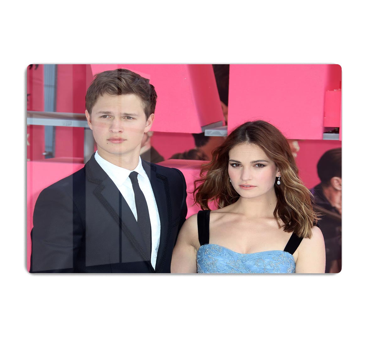 Ansel Elgort and Lily James Baby Driver HD Metal Print