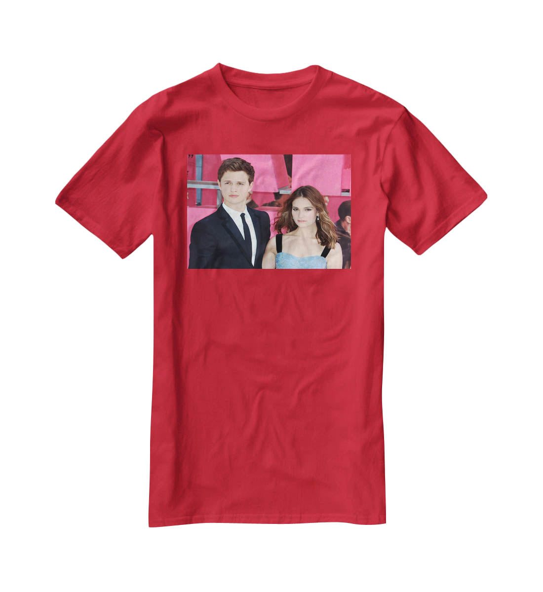 Ansel Elgort and Lily James Baby Driver T-Shirt - Canvas Art Rocks - 4