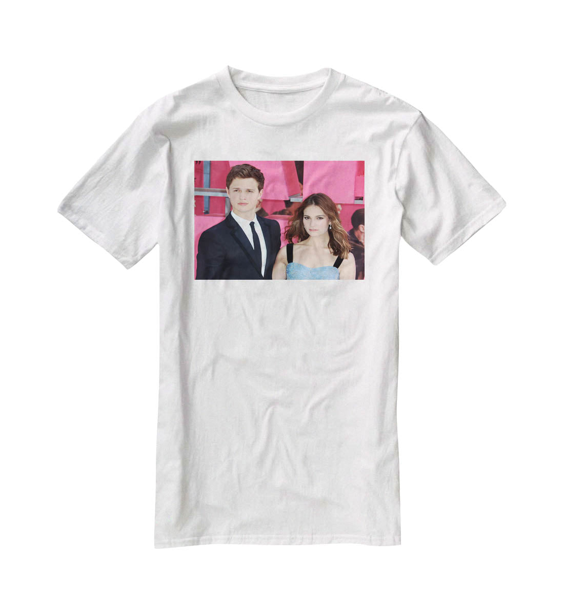 Ansel Elgort and Lily James Baby Driver T-Shirt - Canvas Art Rocks - 5