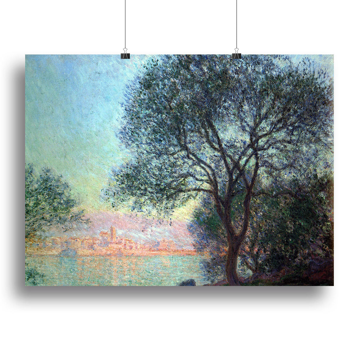 Antibes seen from La Salis by Monet Canvas Print or Poster - Canvas Art Rocks - 2