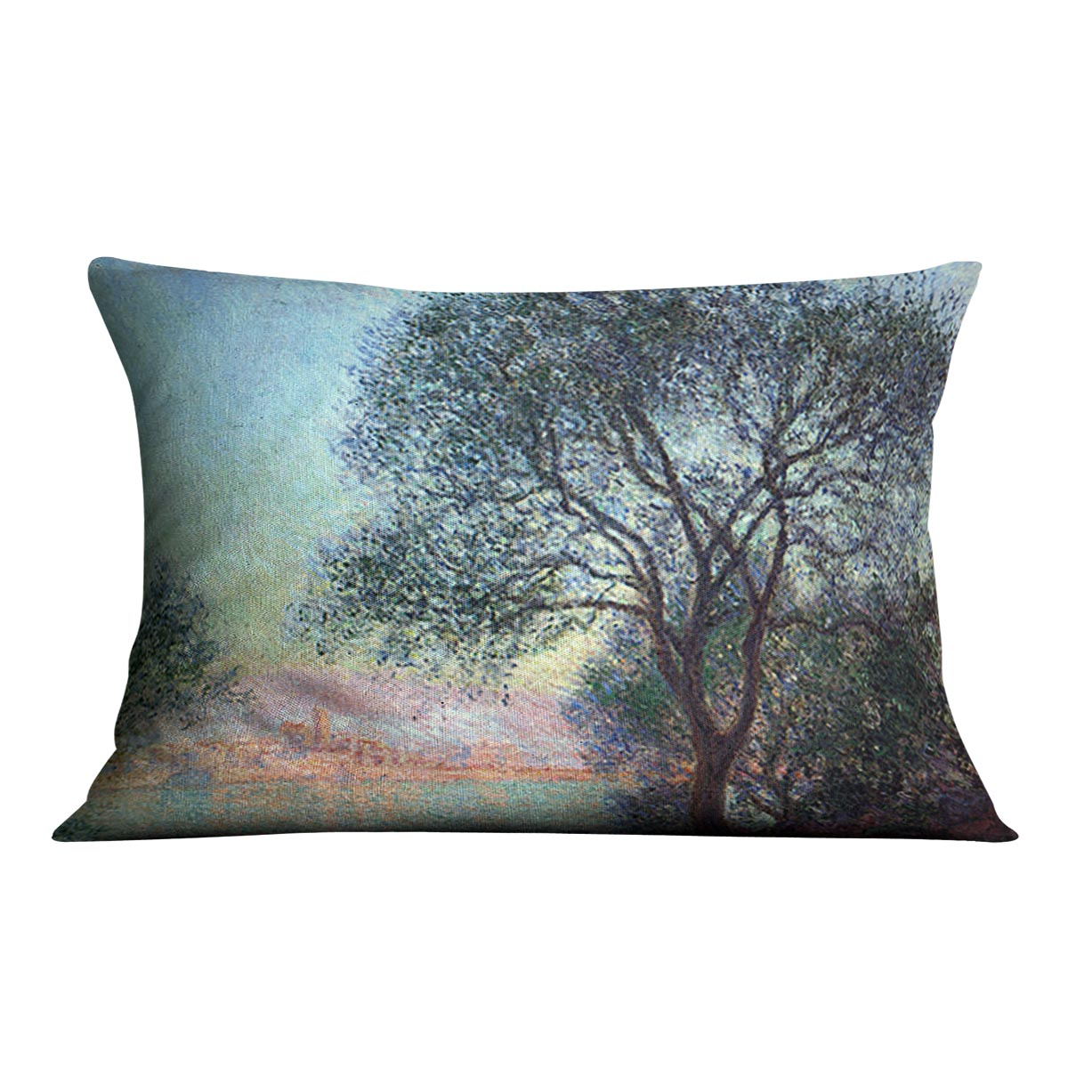 Antibes seen from La Salis by Monet Cushion