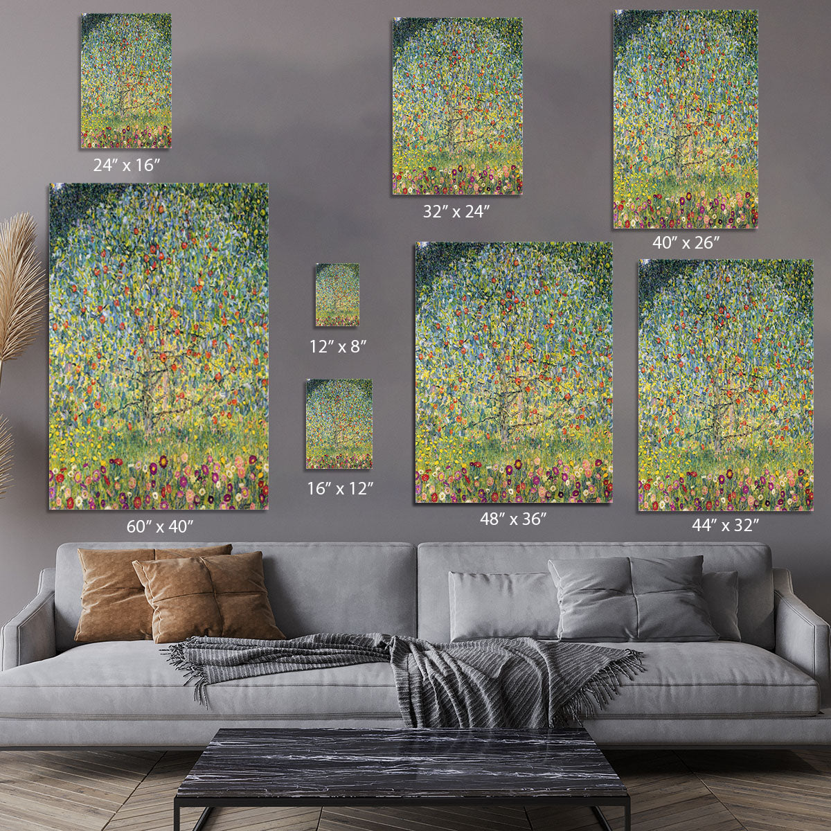 Apple Tree by Klimt Canvas Print or Poster - Canvas Art Rocks - 7