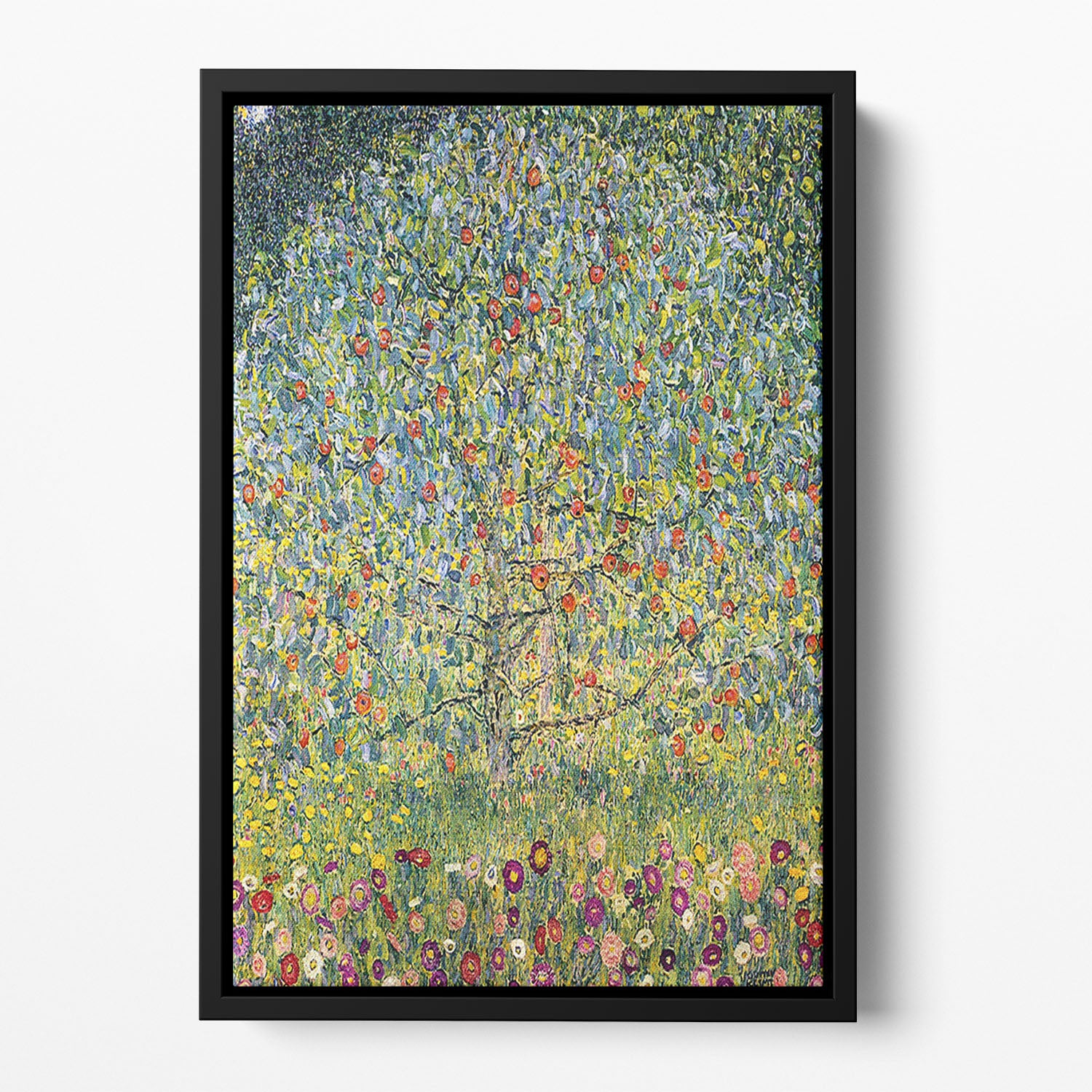 Apple Tree by Klimt Floating Framed Canvas