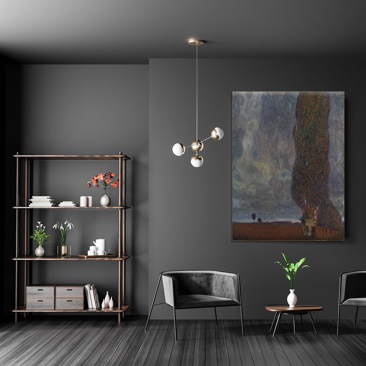 Approaching Thunderstorm by Klimt Canvas Print or Poster - Canvas Art Rocks - 5