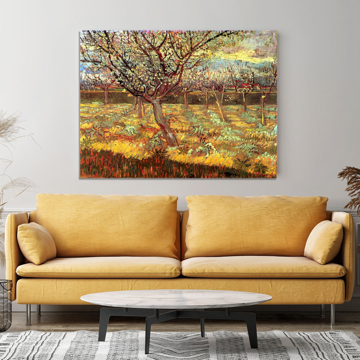 Apricot Trees in Blossom by Van Gogh Canvas Print or Poster - Canvas Art Rocks - 4