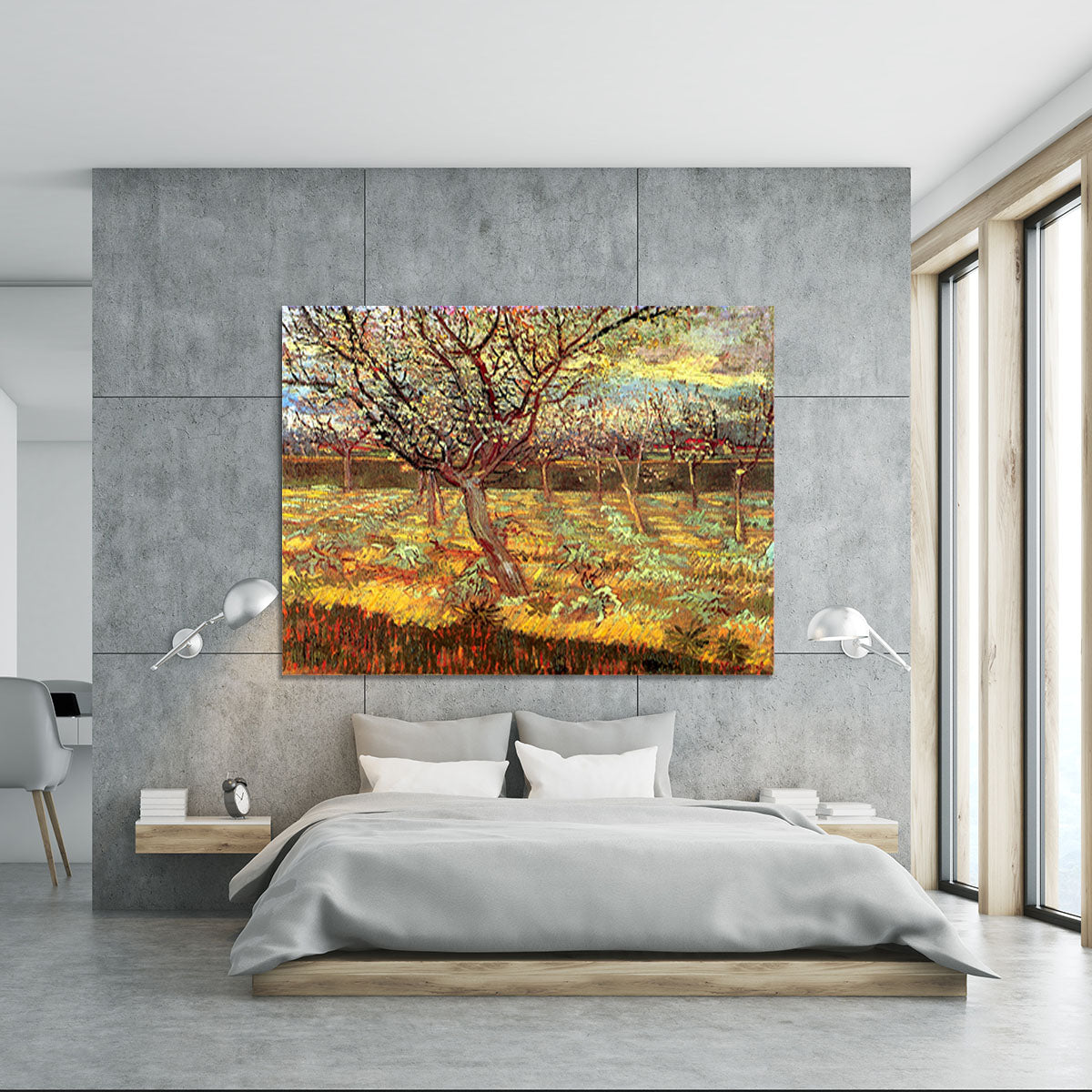 Apricot Trees in Blossom by Van Gogh Canvas Print or Poster - Canvas Art Rocks - 5