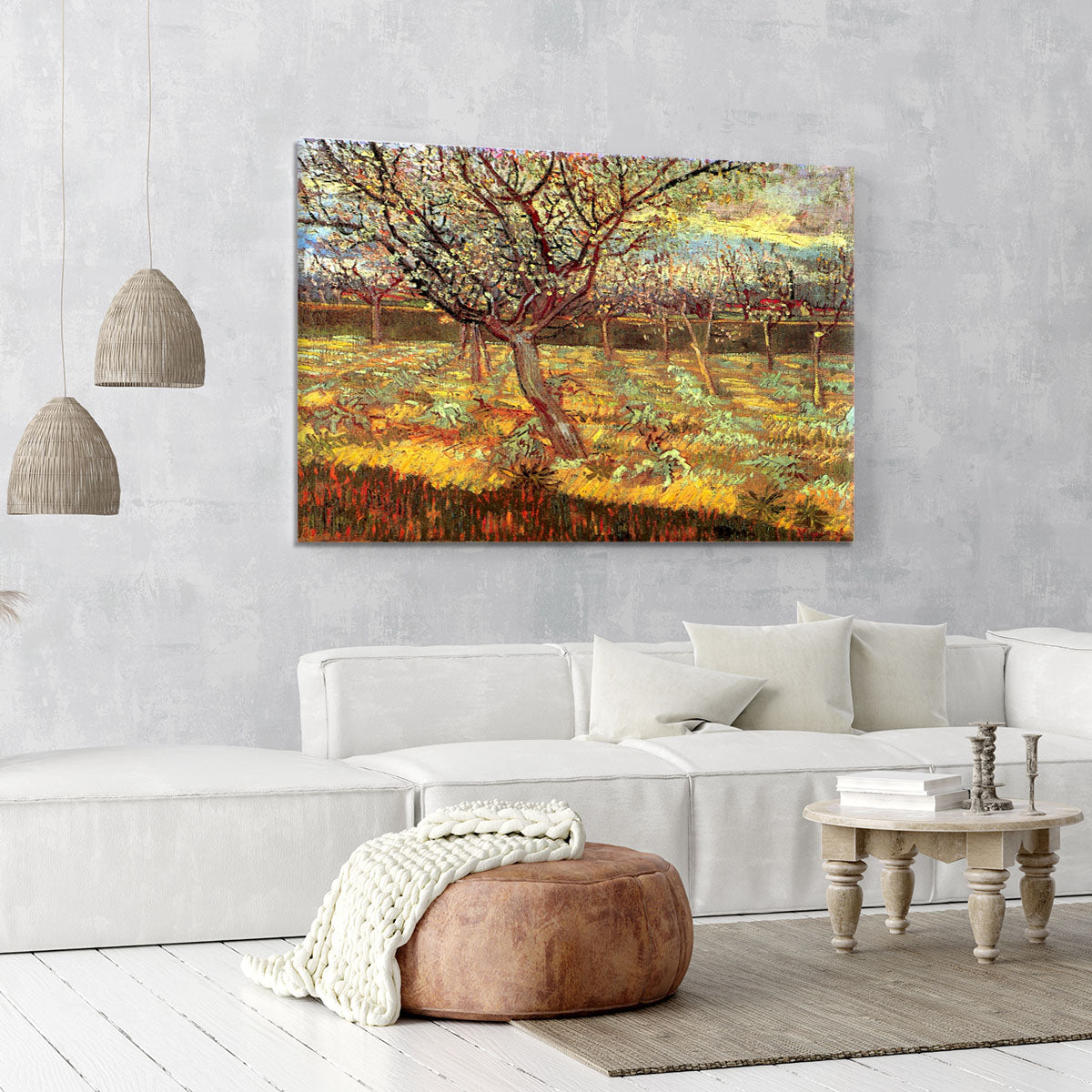 Apricot Trees in Blossom by Van Gogh Canvas Print or Poster - Canvas Art Rocks - 6