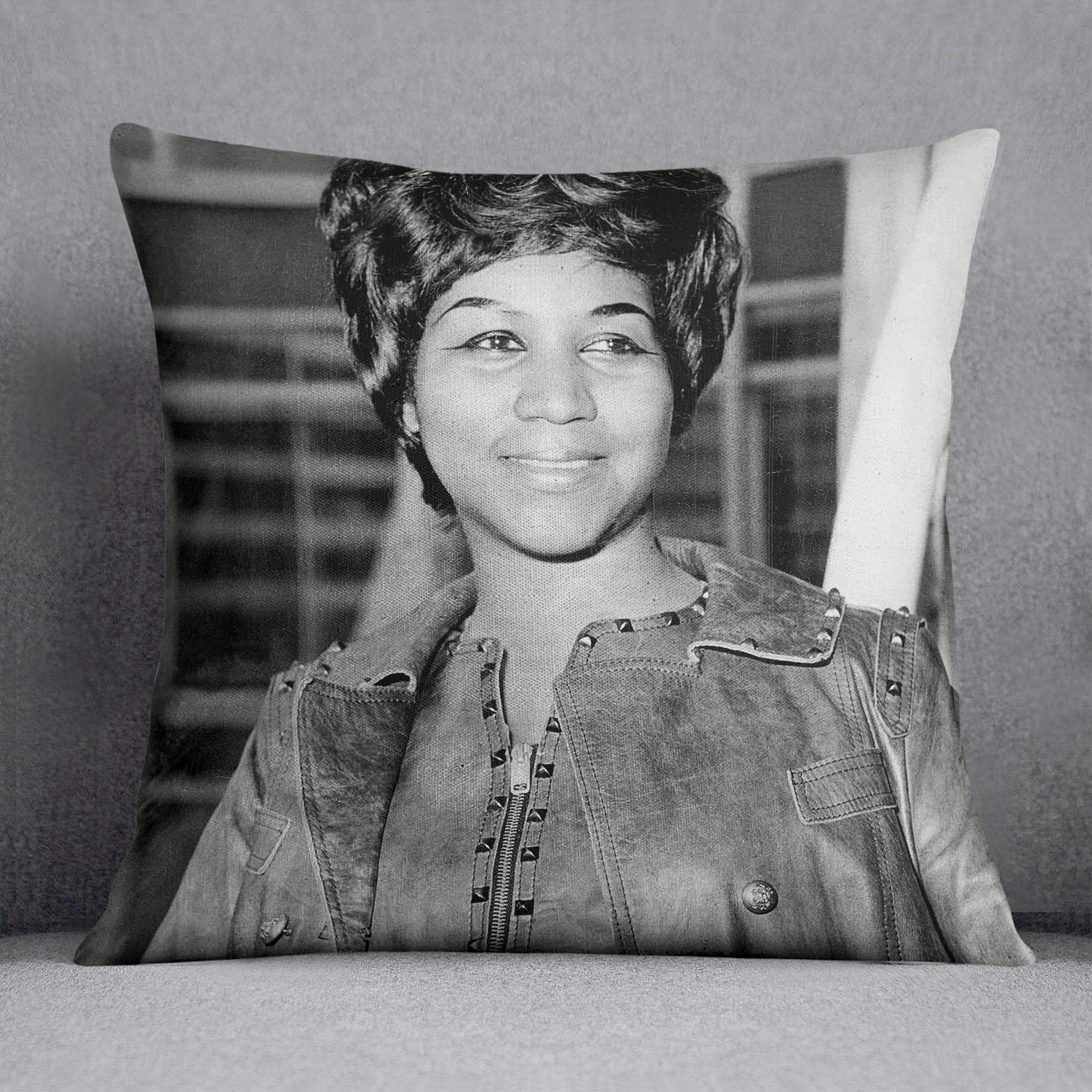 Aretha Franklin Cushion
