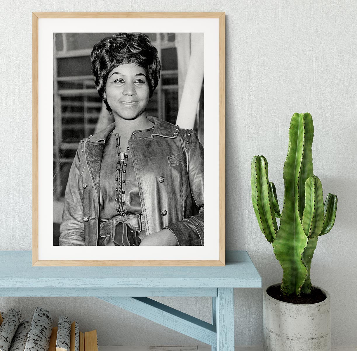 Aretha Franklin Framed Print - Canvas Art Rocks - 3