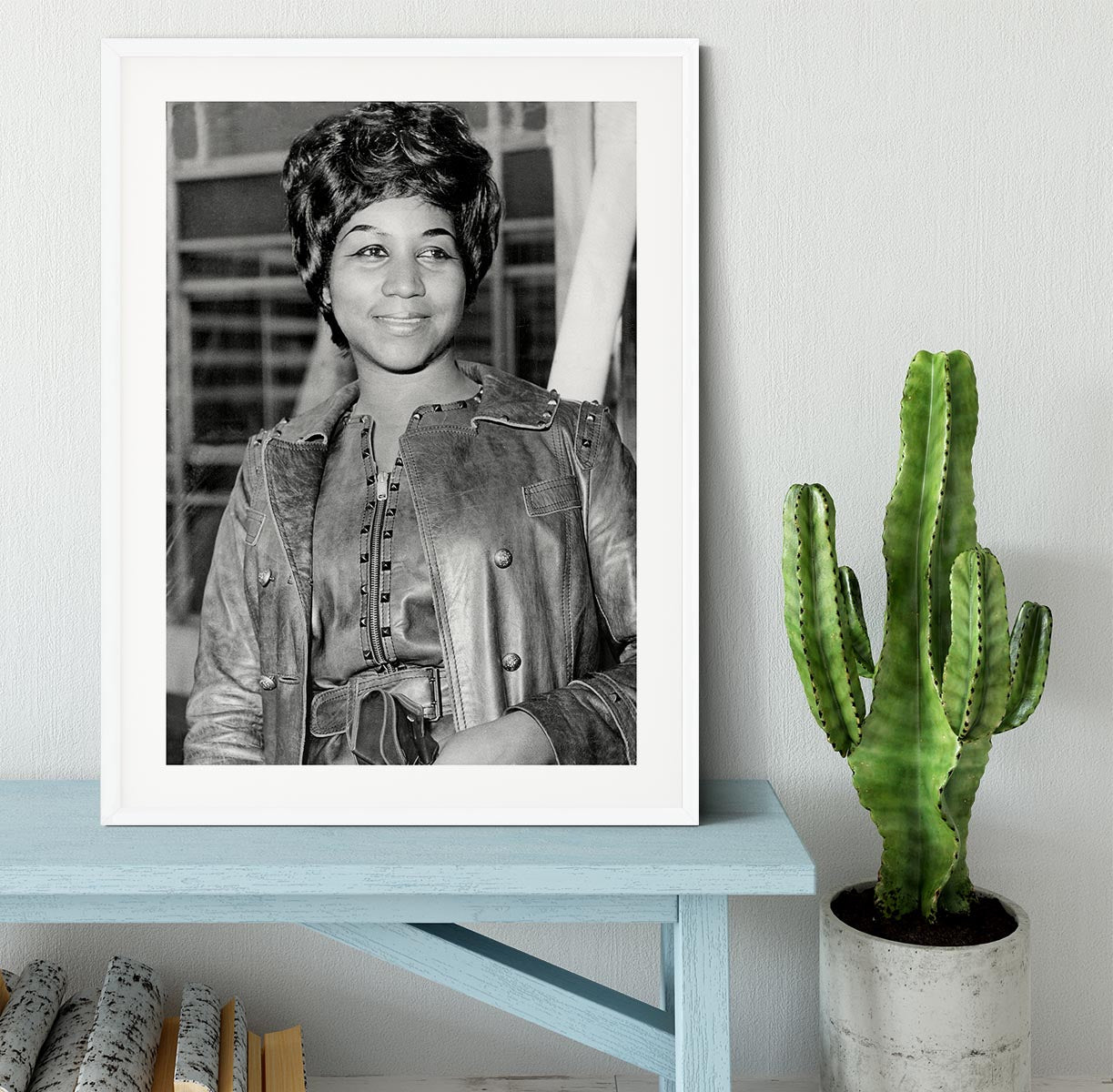 Aretha Franklin Framed Print - Canvas Art Rocks - 5