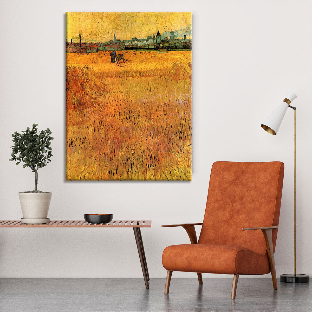 Arles View from the Wheat Fields by Van Gogh Canvas Print or Poster - Canvas Art Rocks - 6