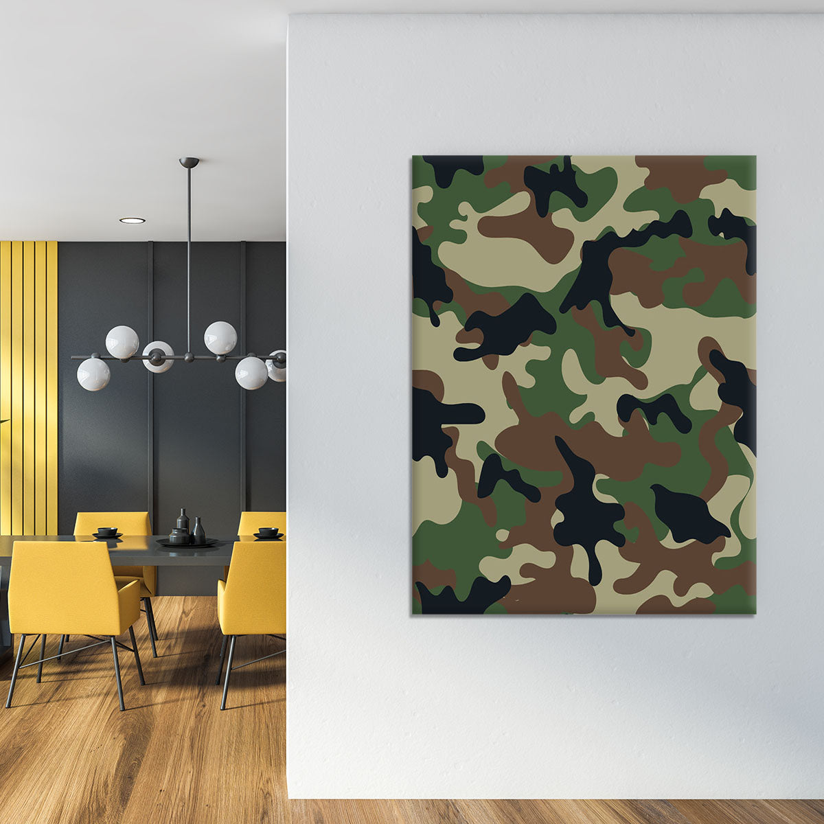 Army military camouflage Canvas Print or Poster - Canvas Art Rocks - 4