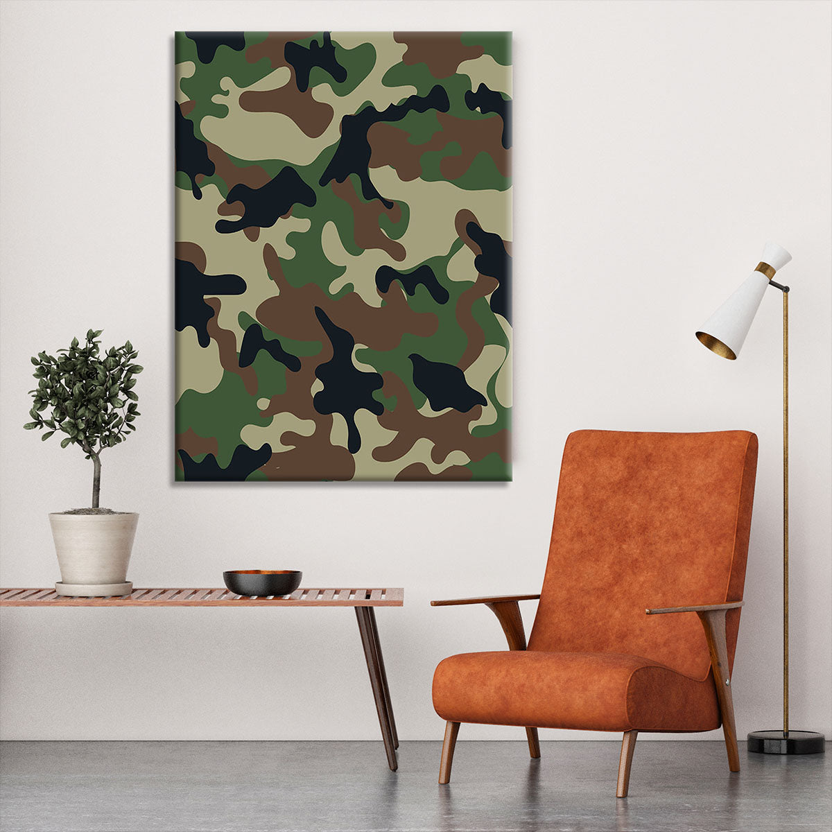 Army military camouflage Canvas Print or Poster - Canvas Art Rocks - 6