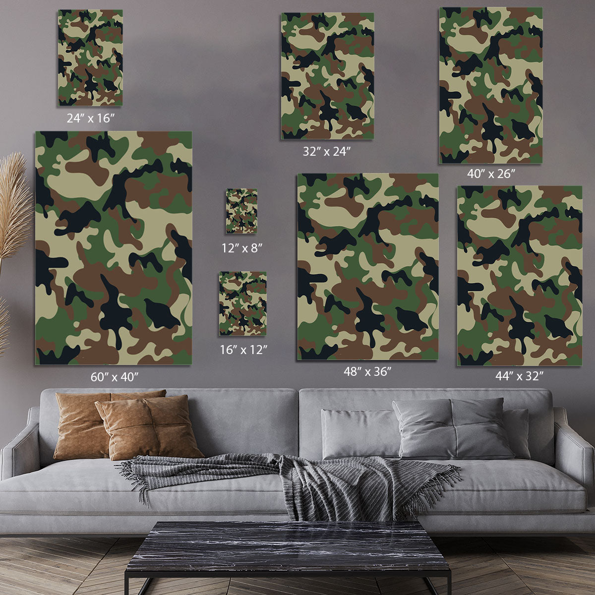 Army military camouflage Canvas Print or Poster - Canvas Art Rocks - 7