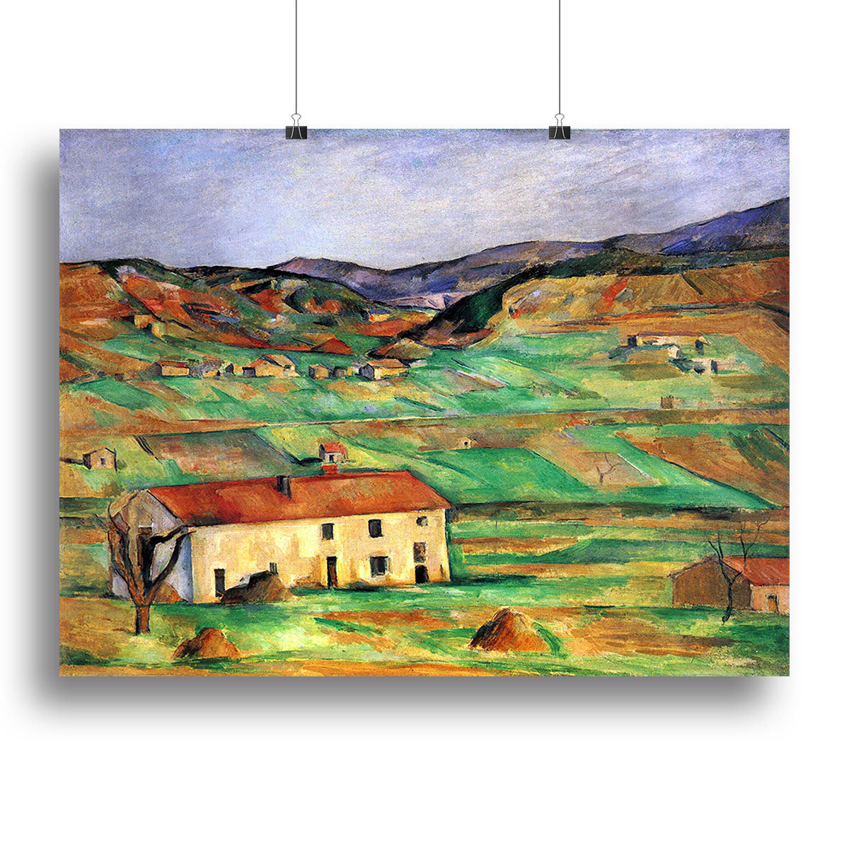 Around Gardanne by Cezanne Canvas Print or Poster - Canvas Art Rocks - 2