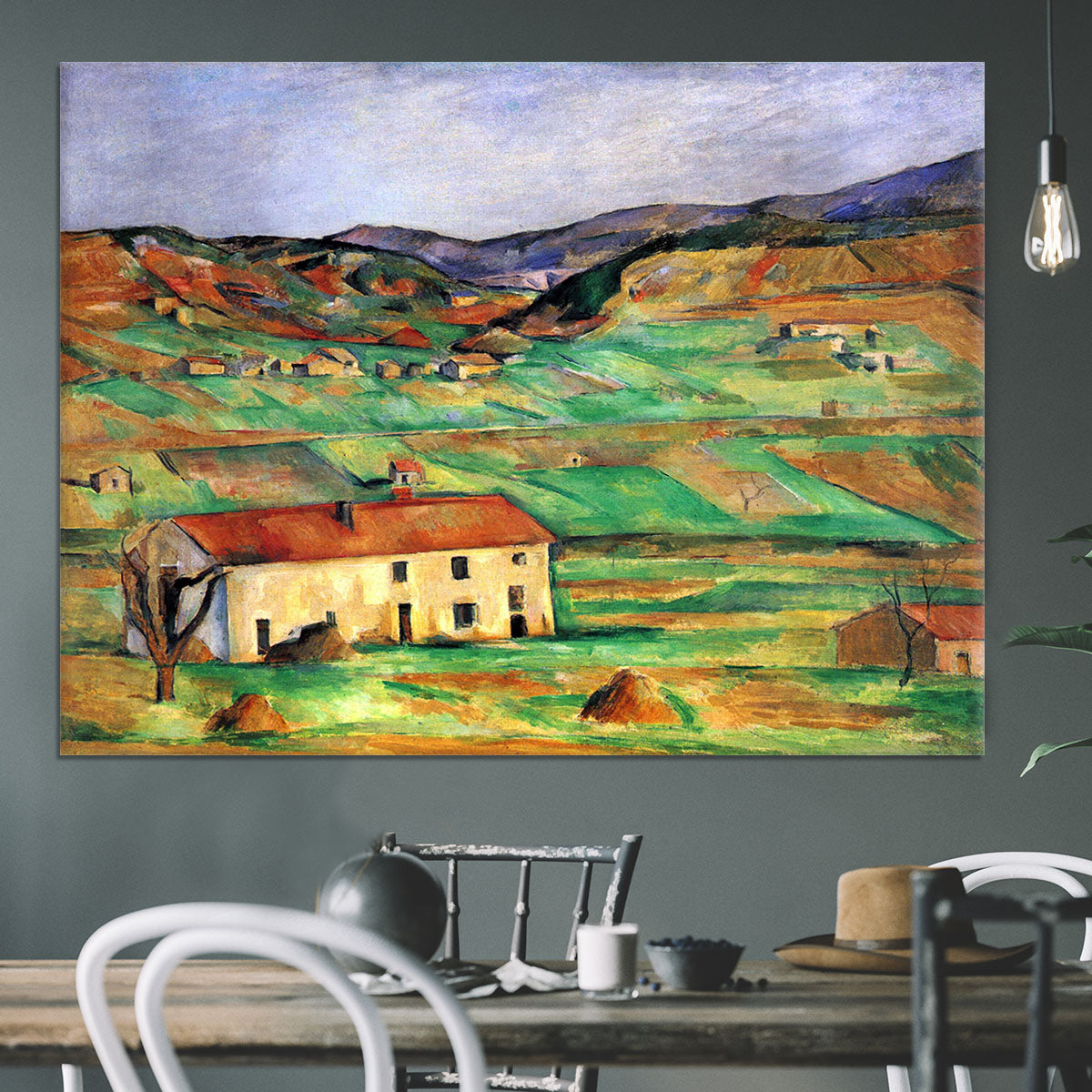 Around Gardanne by Cezanne Canvas Print or Poster - Canvas Art Rocks - 3