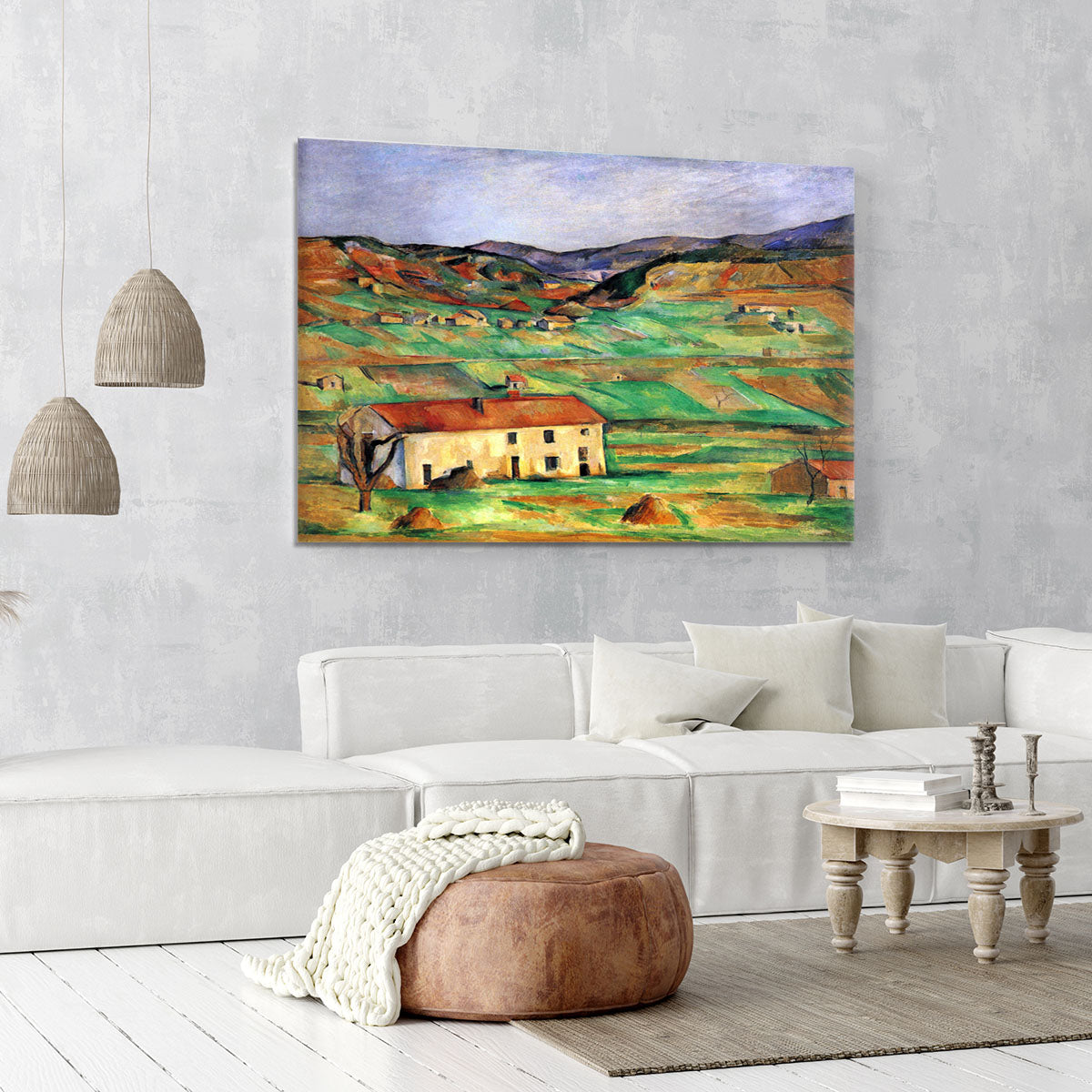 Around Gardanne by Cezanne Canvas Print or Poster - Canvas Art Rocks - 6