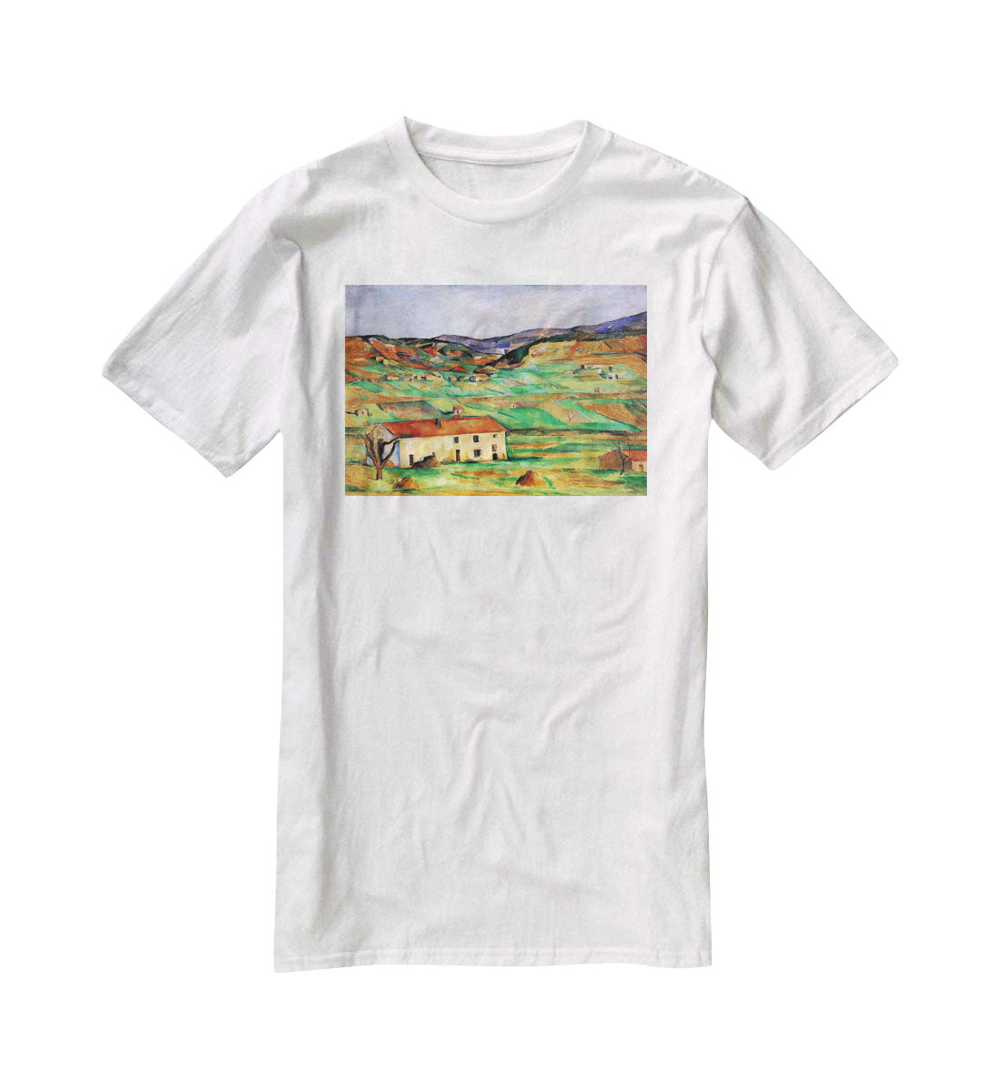 Around Gardanne by Cezanne T-Shirt - Canvas Art Rocks - 5