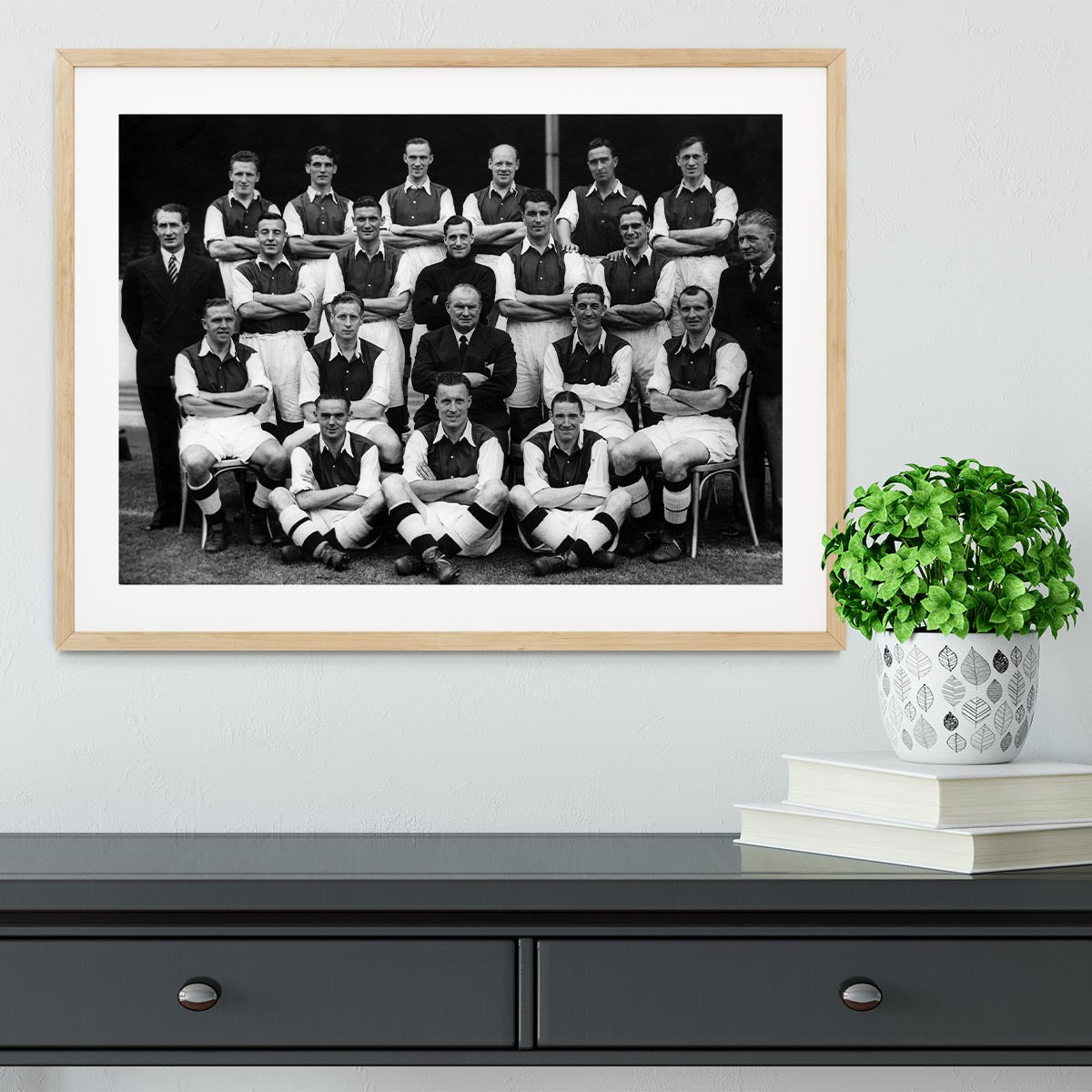 Arsenal Football Club Team Photo 1948 Framed Print - Canvas Art Rocks - 3