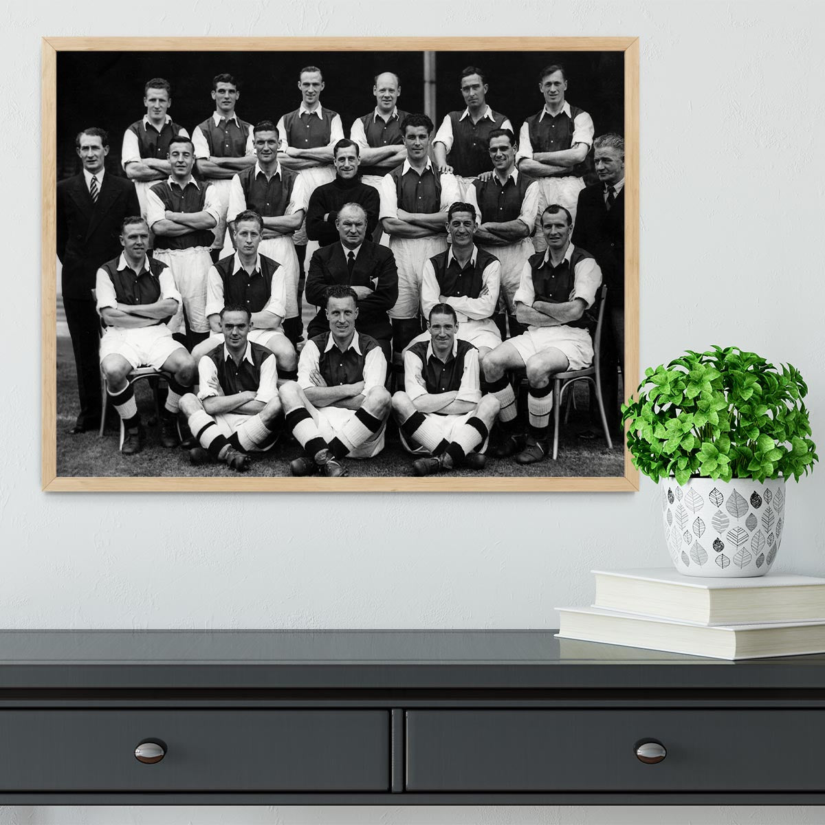 Arsenal Football Club Team Photo 1948 Framed Print - Canvas Art Rocks - 4