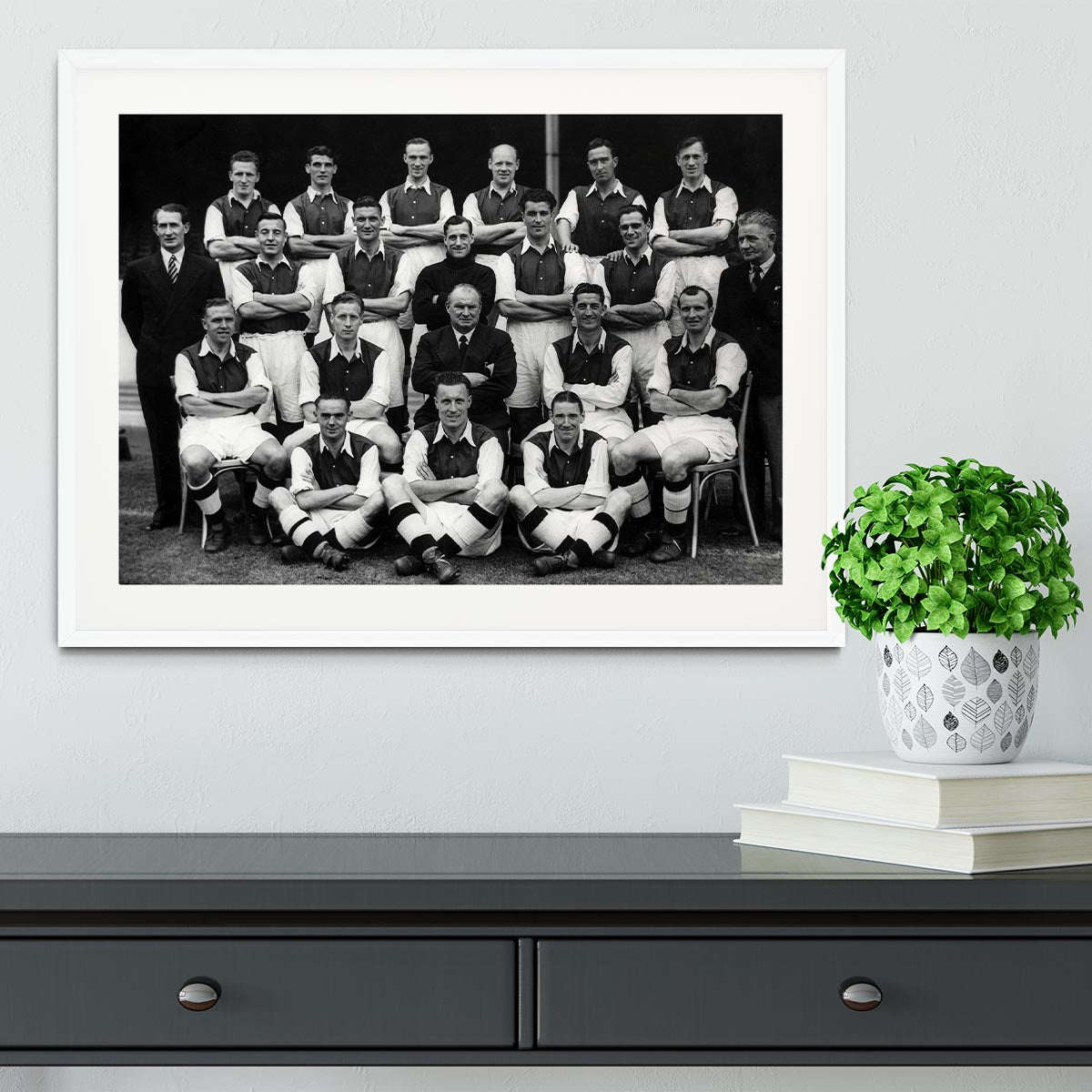 Arsenal Football Club Team Photo 1948 Framed Print - Canvas Art Rocks - 5