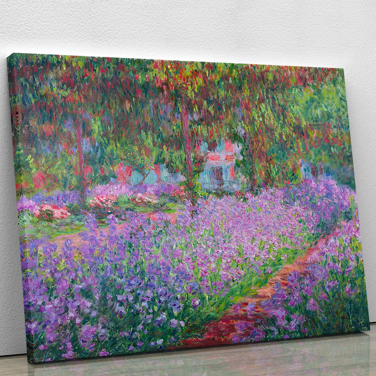 Artists Garden by Monet Canvas Print or Poster - Canvas Art Rocks - 1