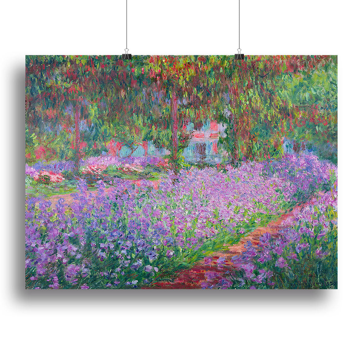 Artists Garden by Monet Canvas Print or Poster - Canvas Art Rocks - 2