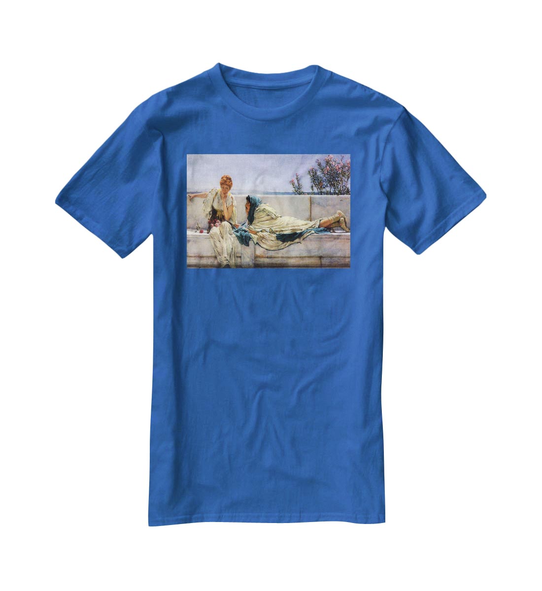 Asking by Alma Tadema T-Shirt - Canvas Art Rocks - 2