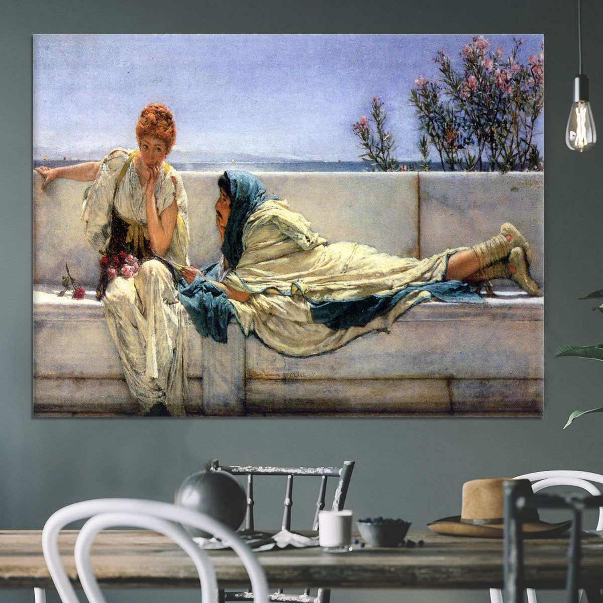 Asking by Alma Tadema Canvas Print or Poster - Canvas Art Rocks - 3