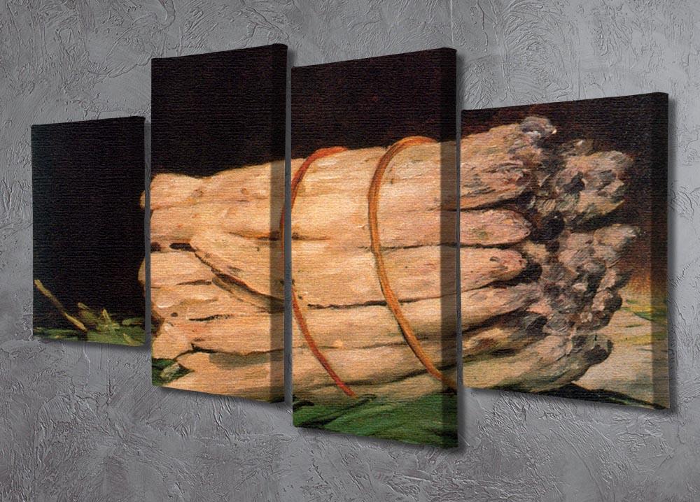 Asperagus by Manet 4 Split Panel Canvas - Canvas Art Rocks - 2