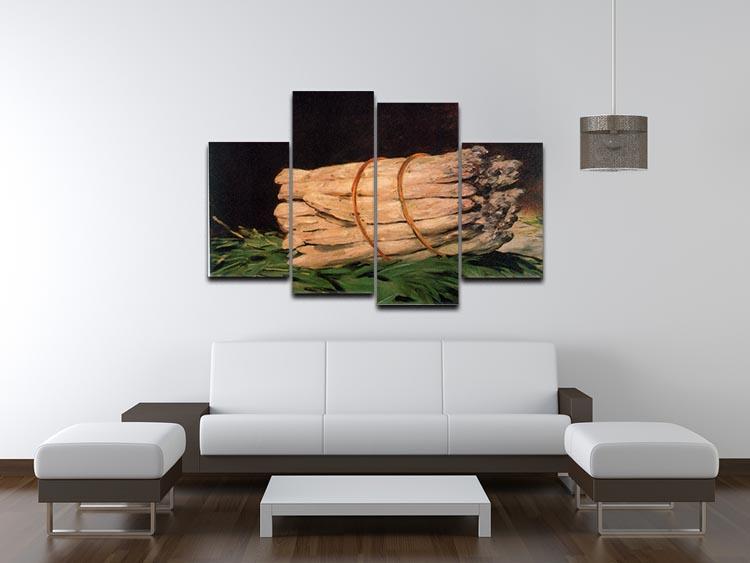 Asperagus by Manet 4 Split Panel Canvas - Canvas Art Rocks - 3