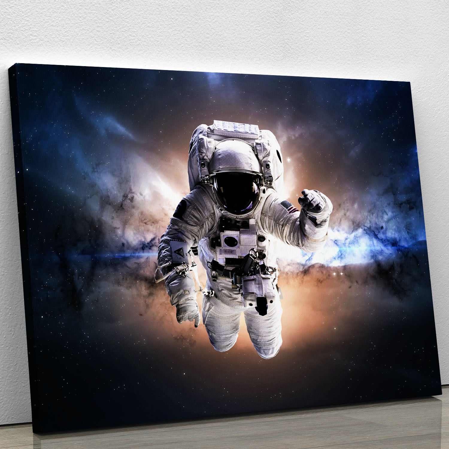 Astronaut in galaxy Canvas Print or Poster - Canvas Art Rocks - 1