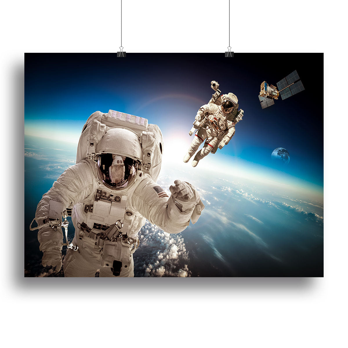 Astronaut in outer space Canvas Print or Poster - Canvas Art Rocks - 2